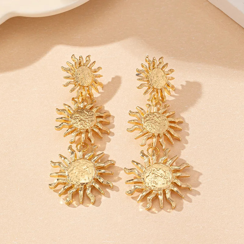 Sun Drop Earrings – Gold