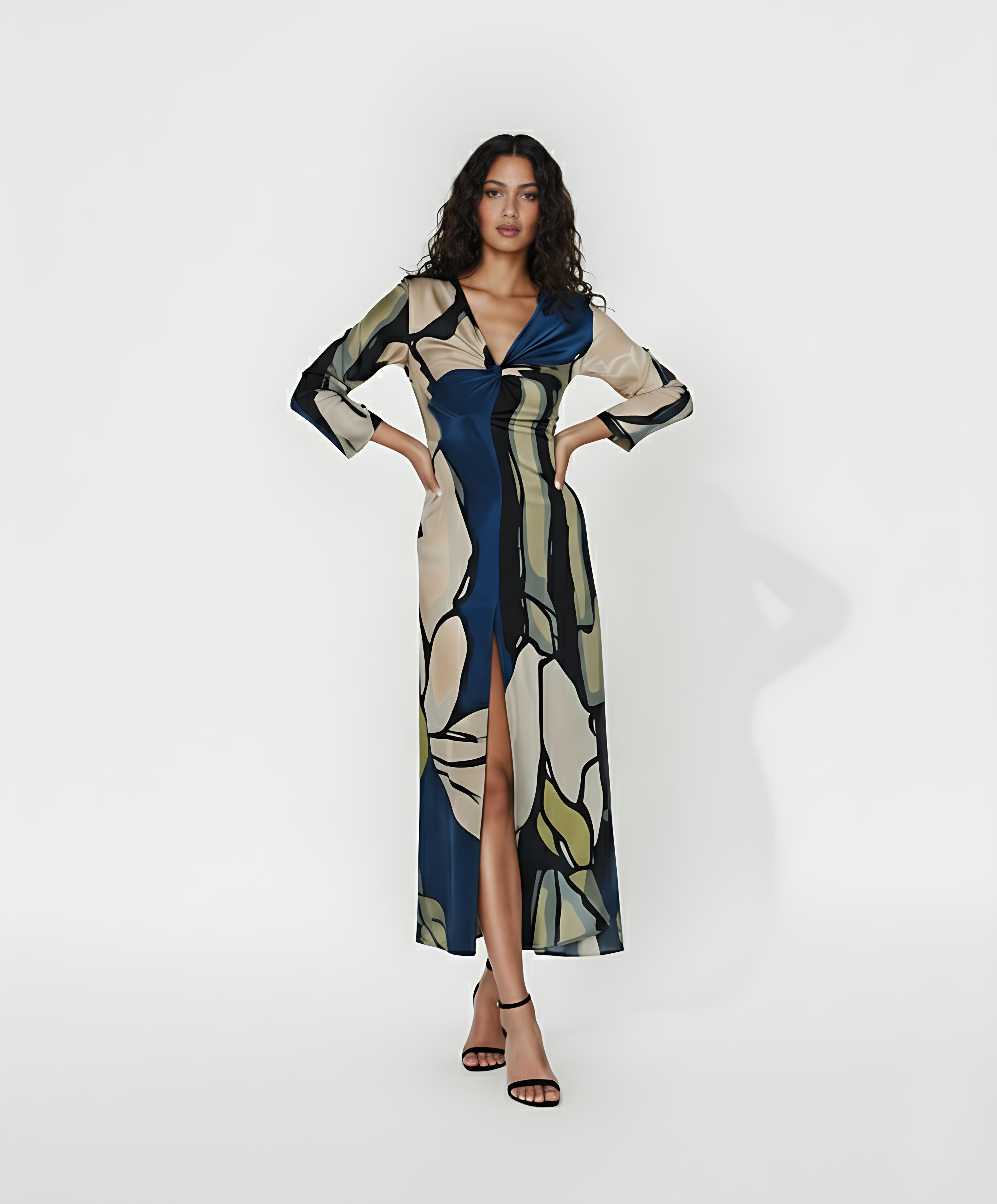 Abstract Elegance Dress