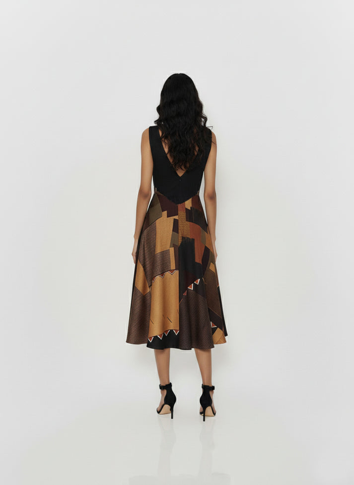 Noir Mosaic Dress