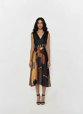 Noir Mosaic Dress