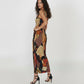 Rustic Mosaic Maxi Dress