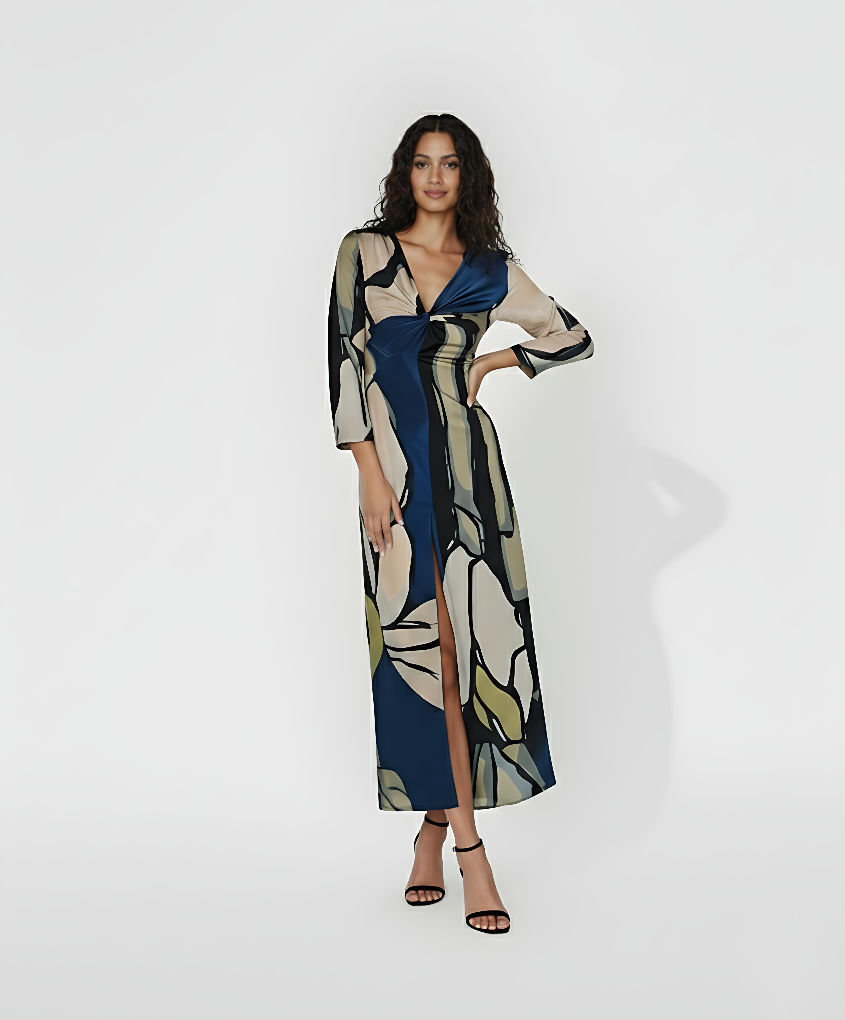 Abstract Elegance Dress