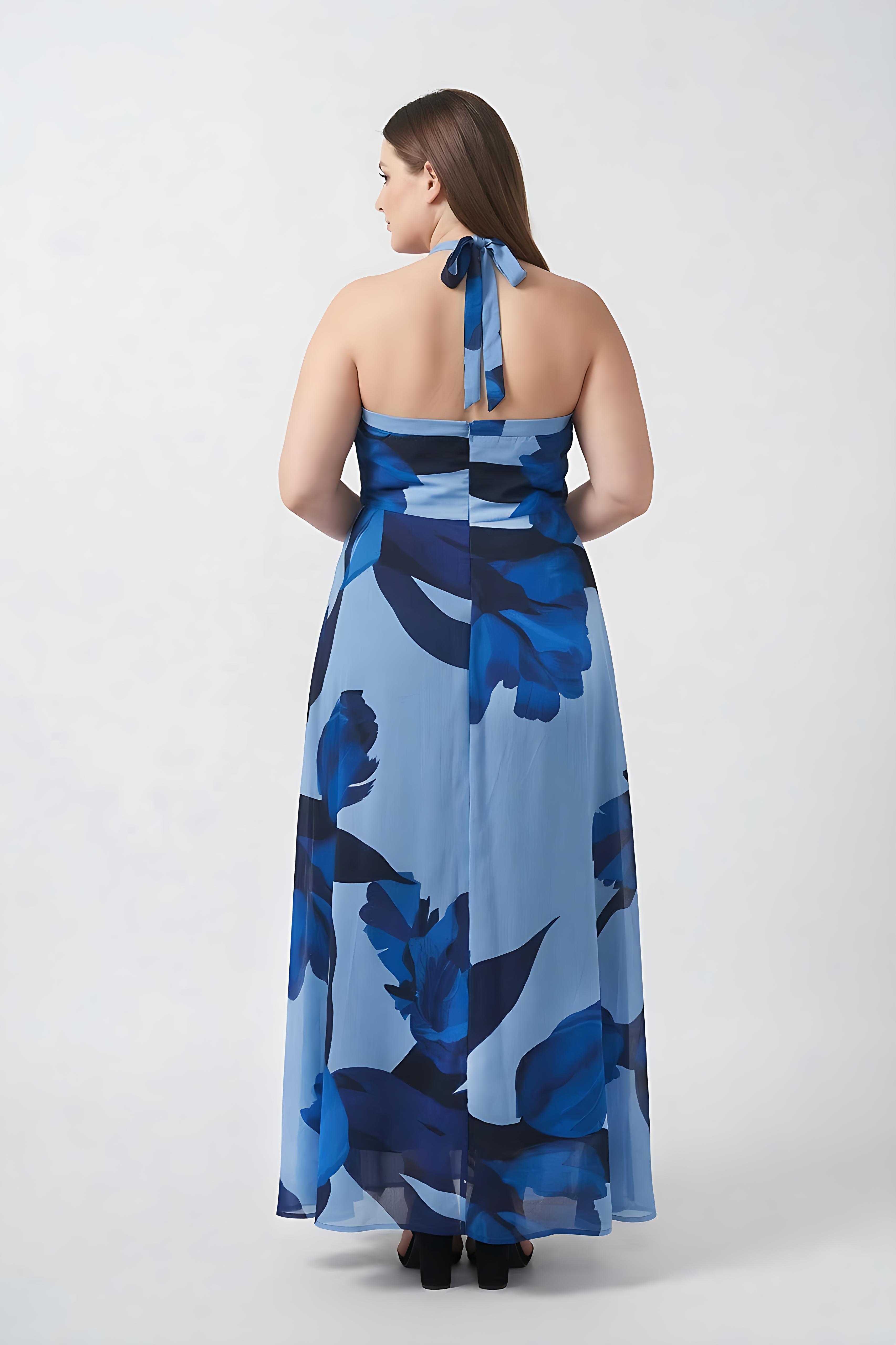 Ocean Breeze Floral Dress