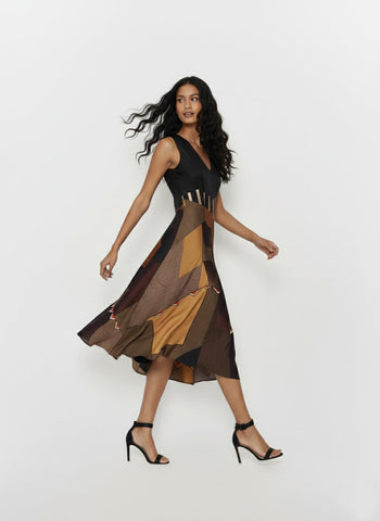 Noir Mosaic Dress
