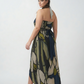 Plus size crepe wrap dress with a fluid, non-clingy drape that moves easily and sits comfortably over curves