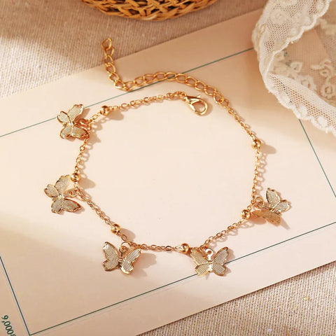 Butterfly Charm Anklet
