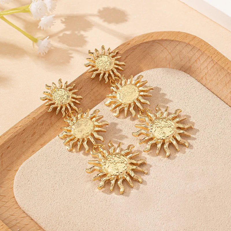 Sun Drop Earrings – Gold