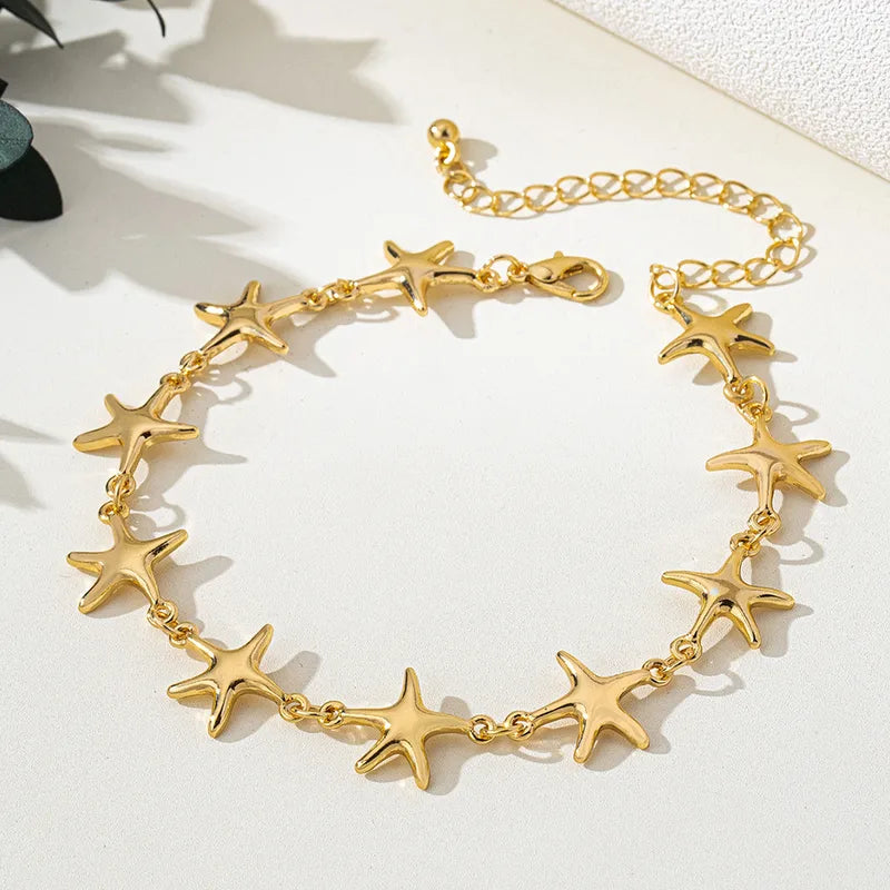 Starfish Chain Anklet