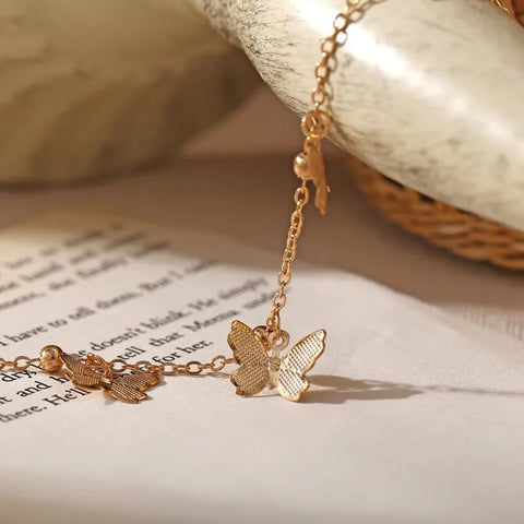 Butterfly Charm Anklet